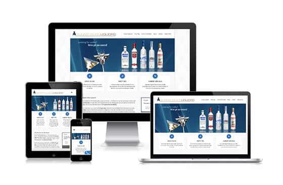 SEO Web design portfolio: Sunny Isles Liquors